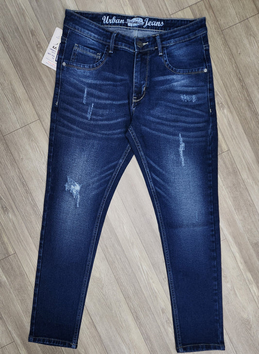 358/1-Torn Men's Premium Denim Jeans Ankle Fit