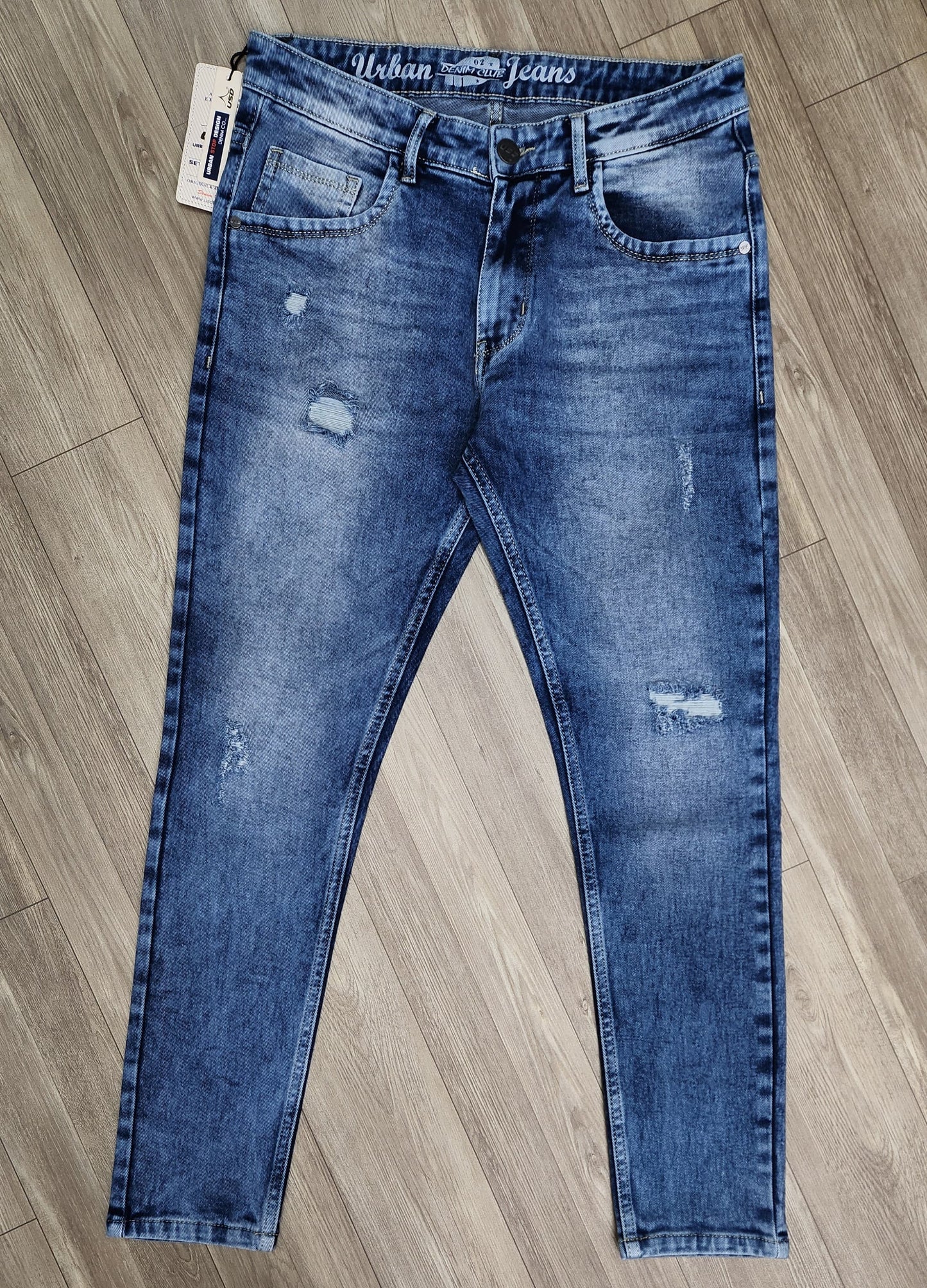 358/3-Men's Premium Denim Jeans Ankle Fit