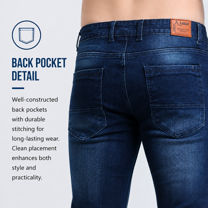 Torn Men's Premium Denim Jeans Ankle Fit - 358/1