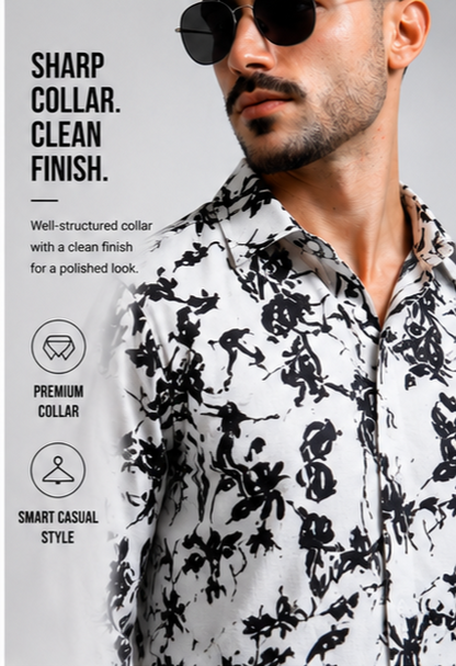 Premium Rayon Digital Print Shirt - 386/4