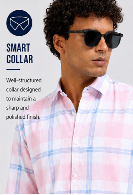 Twill Cotton Printed Chex Shirts - 339/9
