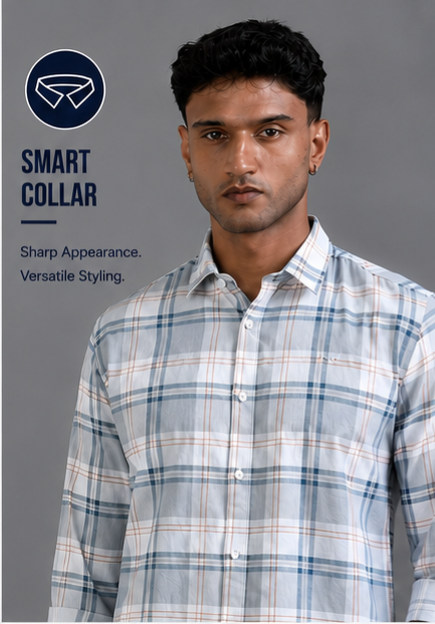 Twill Cotton Printed Chex Shirts - 339/4