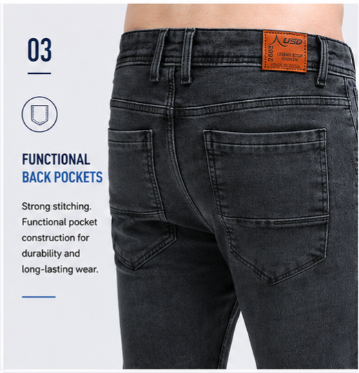 Men's Premium Denim Jeans Ankle Fit - 364/3
