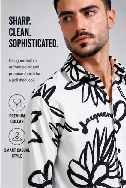 Premium Rayon Digital Print Shirt - 386/2