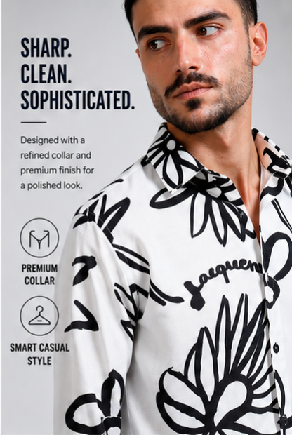 Premium Rayon Digital Print Shirt - 386/2