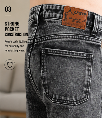 Classic MOM Fit Jeans - Comfort With Style - 383/4