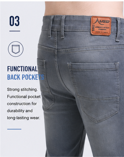 Men's Premium Denim Jeans Ankle Fit - 364/5