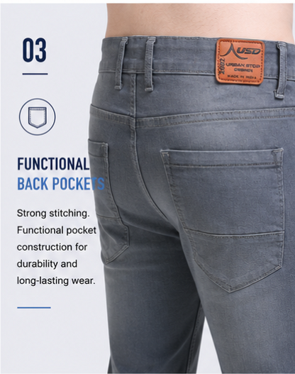 Men's Premium Denim Jeans Ankle Fit - 364/5