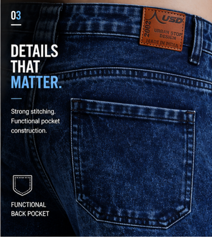 Classic MOM Fit Jeans - Comfort With Style - 383/2