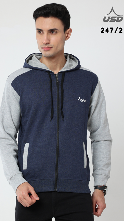 247/2-Zipper Hoodies - Pull over