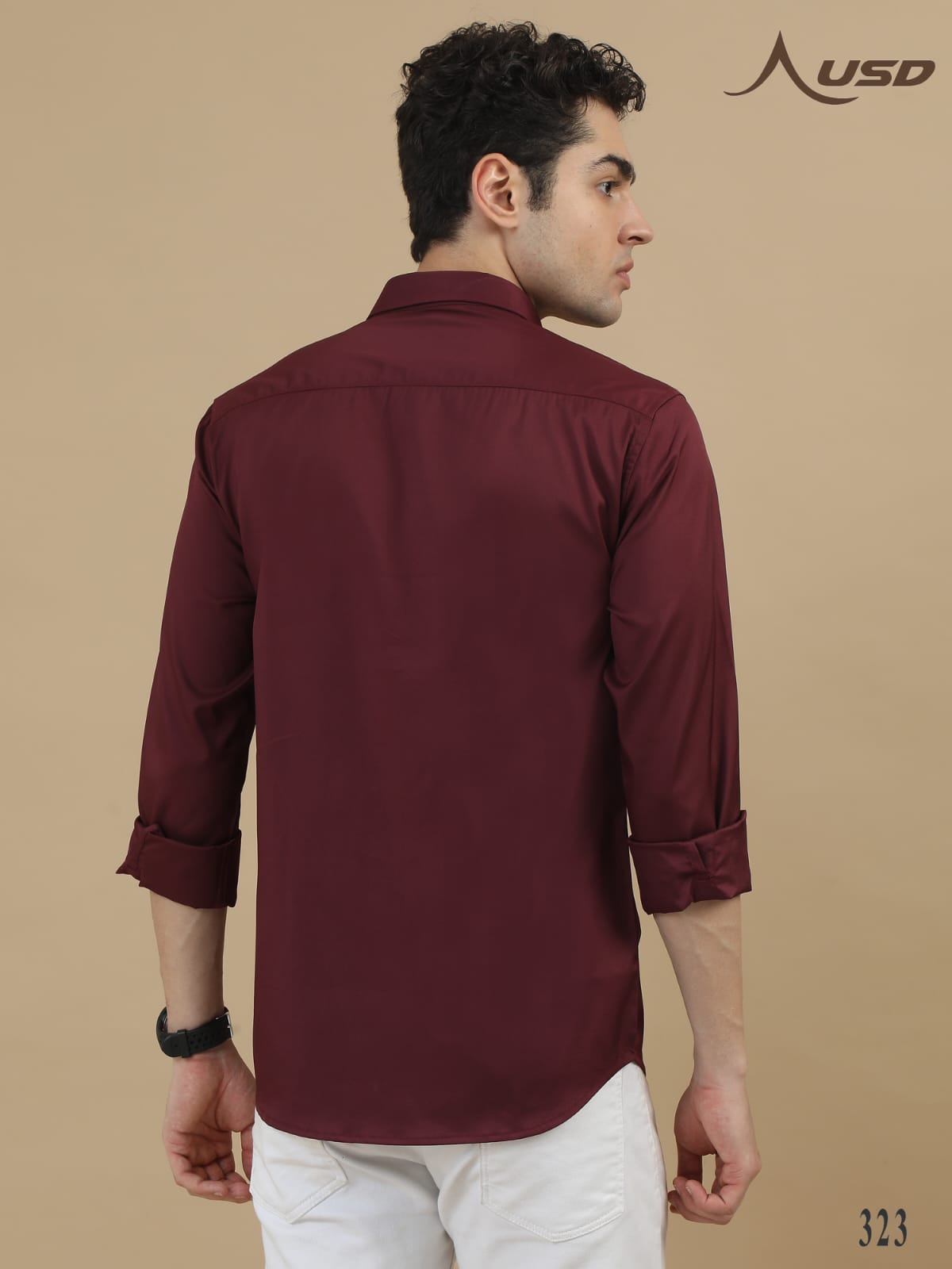 323/1-Imported Satin Designer Shirts!