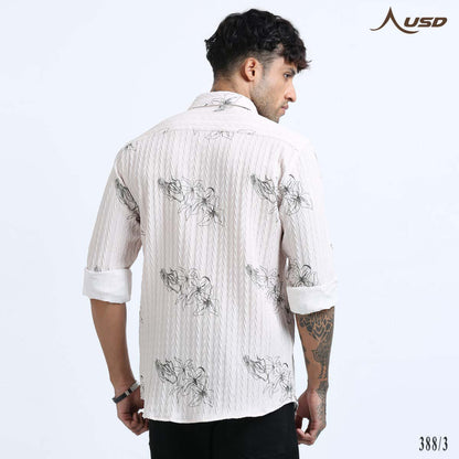 Premium Jacquard Digital Printed Shirts-388/3