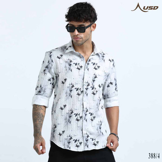 Premium Jacquard Digital Printed Shirts-388/4