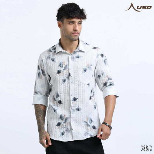 Premium Jacquard Digital Printed Shirts-388/2
