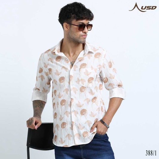 Premium Jacquard Digital Printed Shirts-388/1