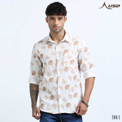 Premium Jacquard Digital Printed Shirts-388/1