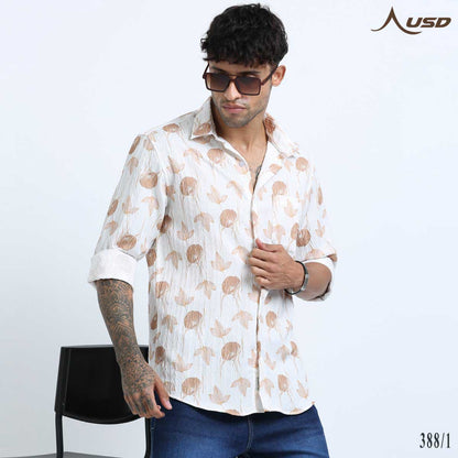 Premium Jacquard Digital Printed Shirts-388/1