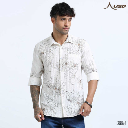 Premium Jacquard Digital Printed Shirts-388/6