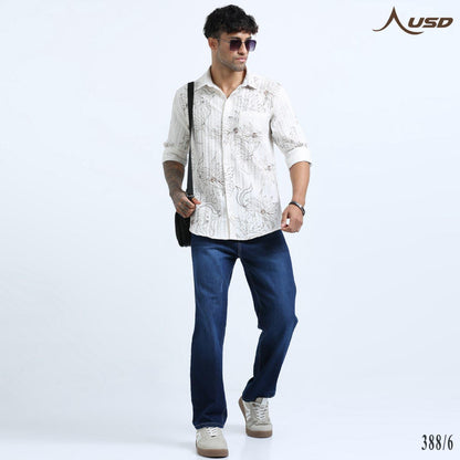 Premium Jacquard Digital Printed Shirts-388/6