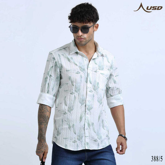 Premium Jacquard Digital Printed Shirts-388/5