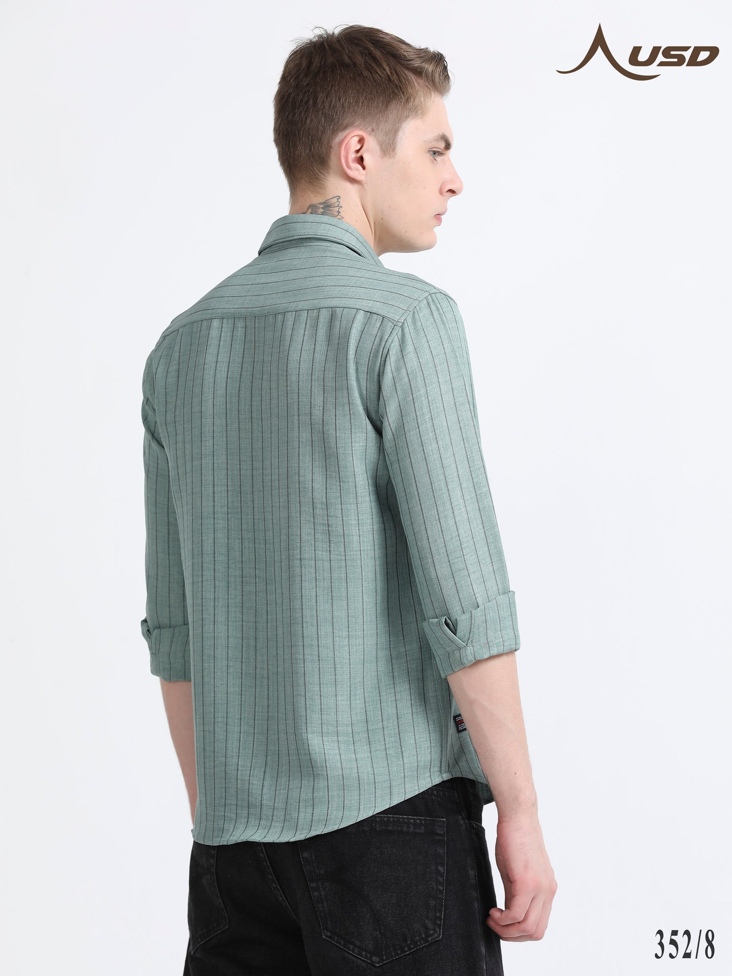 352/8-Stylish Imported Line Strips Shirts