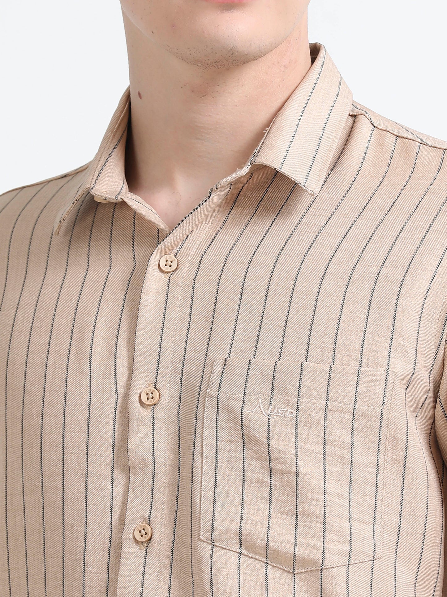 352/3-Stylish Imported Line Strips Shirts