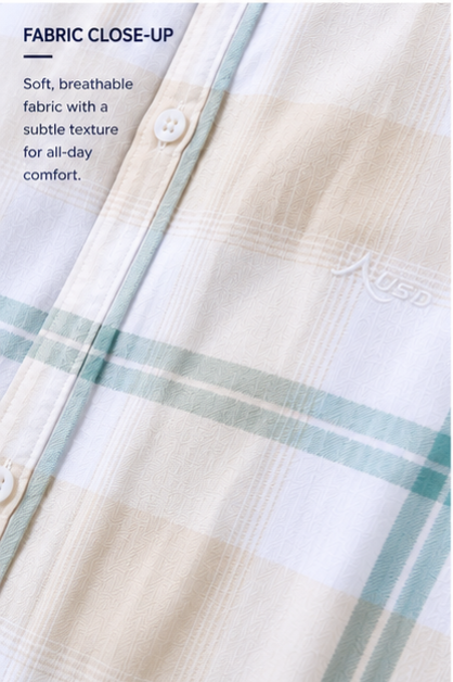 Twill Cotton Printed Chex Shirts - 339/5