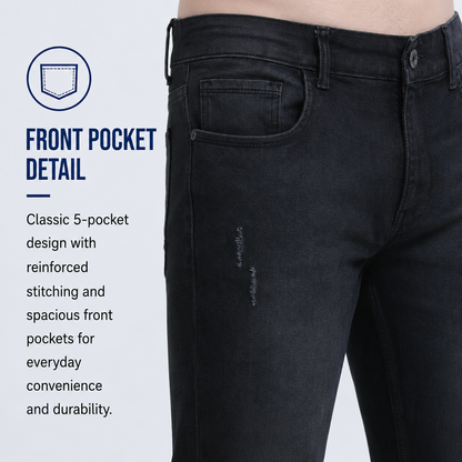 Torn Men's Premium Denim Jeans Ankle Fit - 358/4