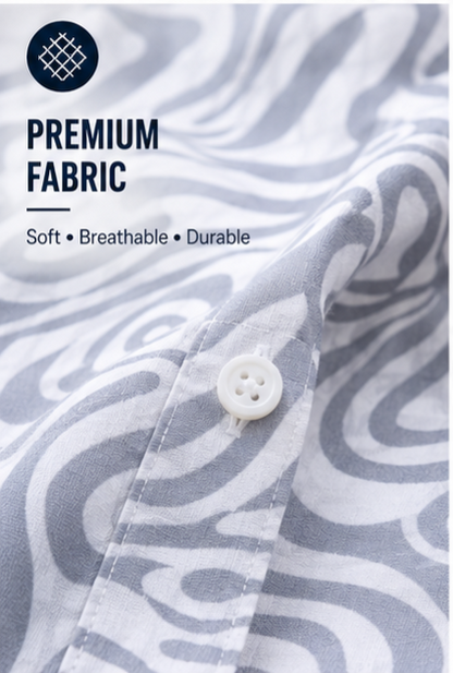 Premium Oxford Digital Printed Shirts-389/7