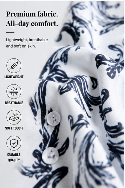 Premium Rayon Digital Print Shirt - 386/3