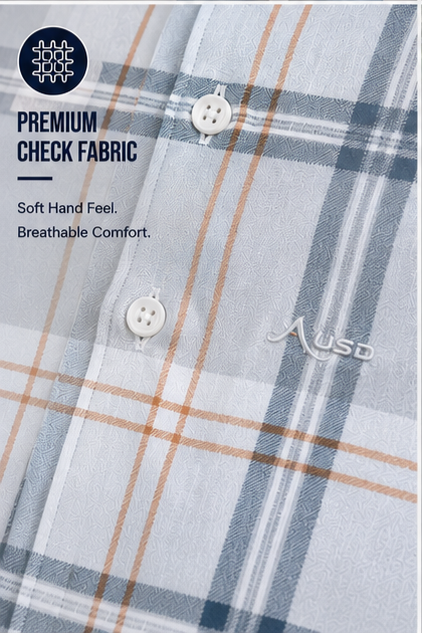 Twill Cotton Printed Chex Shirts - 339/4