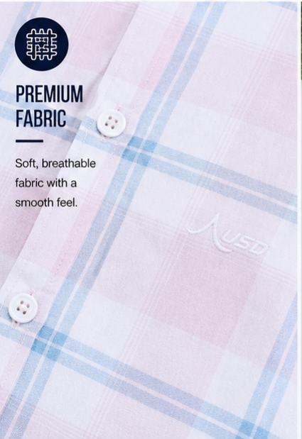 Twill Cotton Printed Chex Shirts - 339/8