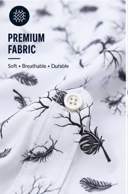 Premium Oxford Digital Printed Shirts-389/3