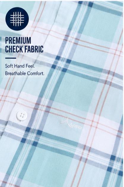 Twil Cotton Printed Chex Shirts - 339/2