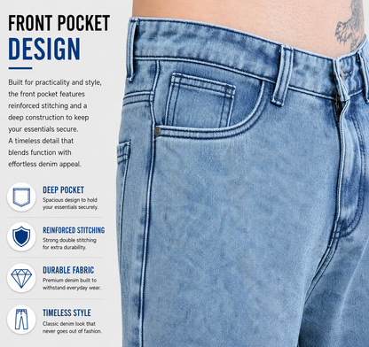Classic MOM Fit Jeans - Comfort With Style -383/1