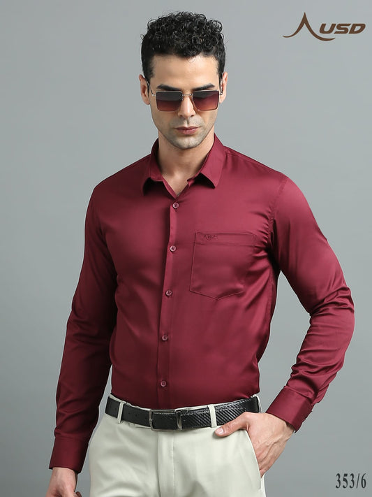 353/6-Satin Party Wear Shirts