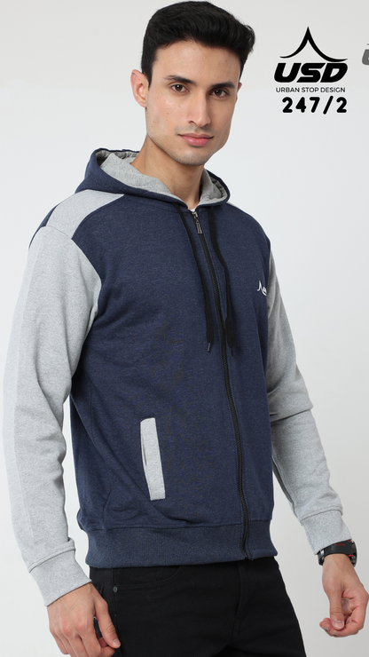 247/2-Zipper Hoodies - Pull over