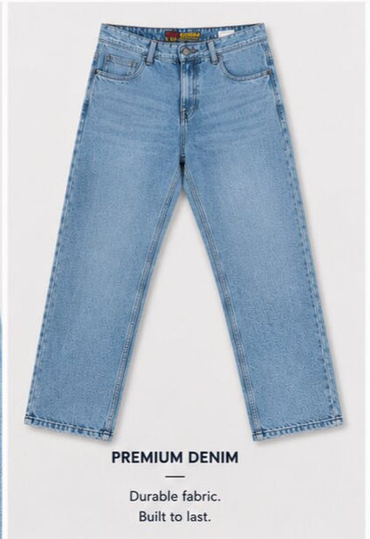 Trendy Baggy Fit Jeans - Comfort With Style - 411/2
