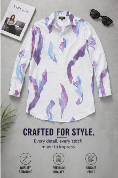 Premium Rayon Digital Print Shirt - 386/6