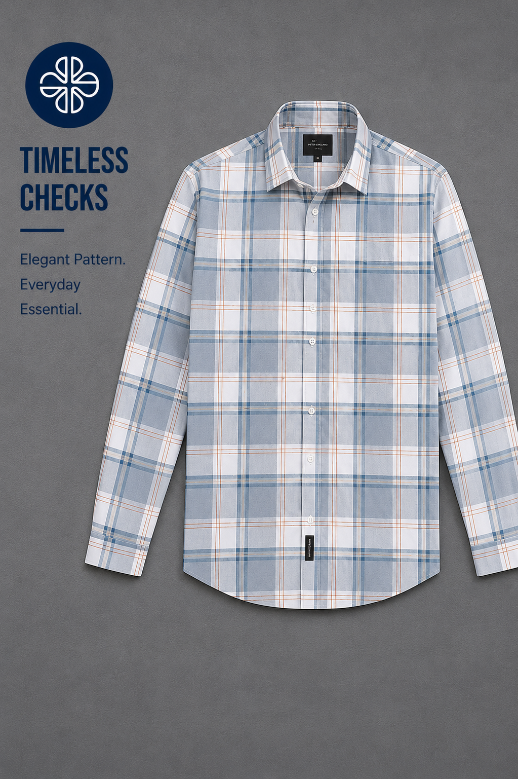 Twill Cotton Printed Chex Shirts - 339/4