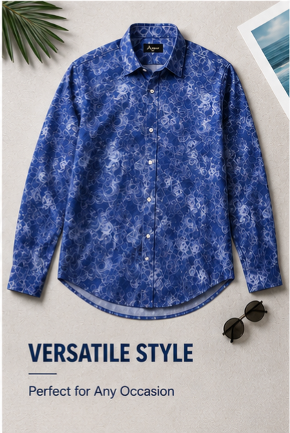 Premium Oxford Digital Printed Shirts-389/1