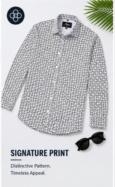 Premium Oxford Digital Printed Shirts-389/2