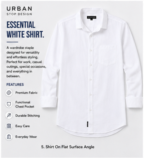 Shirt for men Premium Cotton Slab Casual Shirt - Full Sleeve USD-407/3