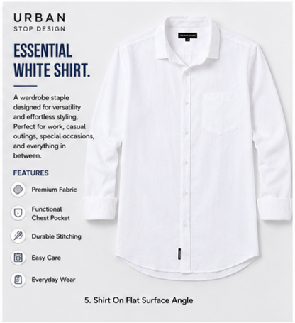 Shirt for men Premium Cotton Slab Casual Shirt - Full Sleeve USD-407/3