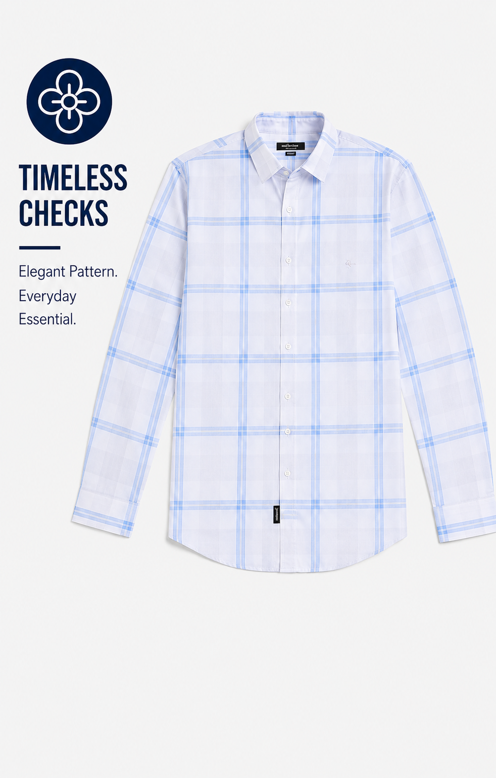 Twil Cotton Printed Chex Shirts - 339/1