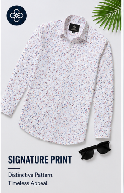 Premium Oxford Digital Printed Shirts-389/6