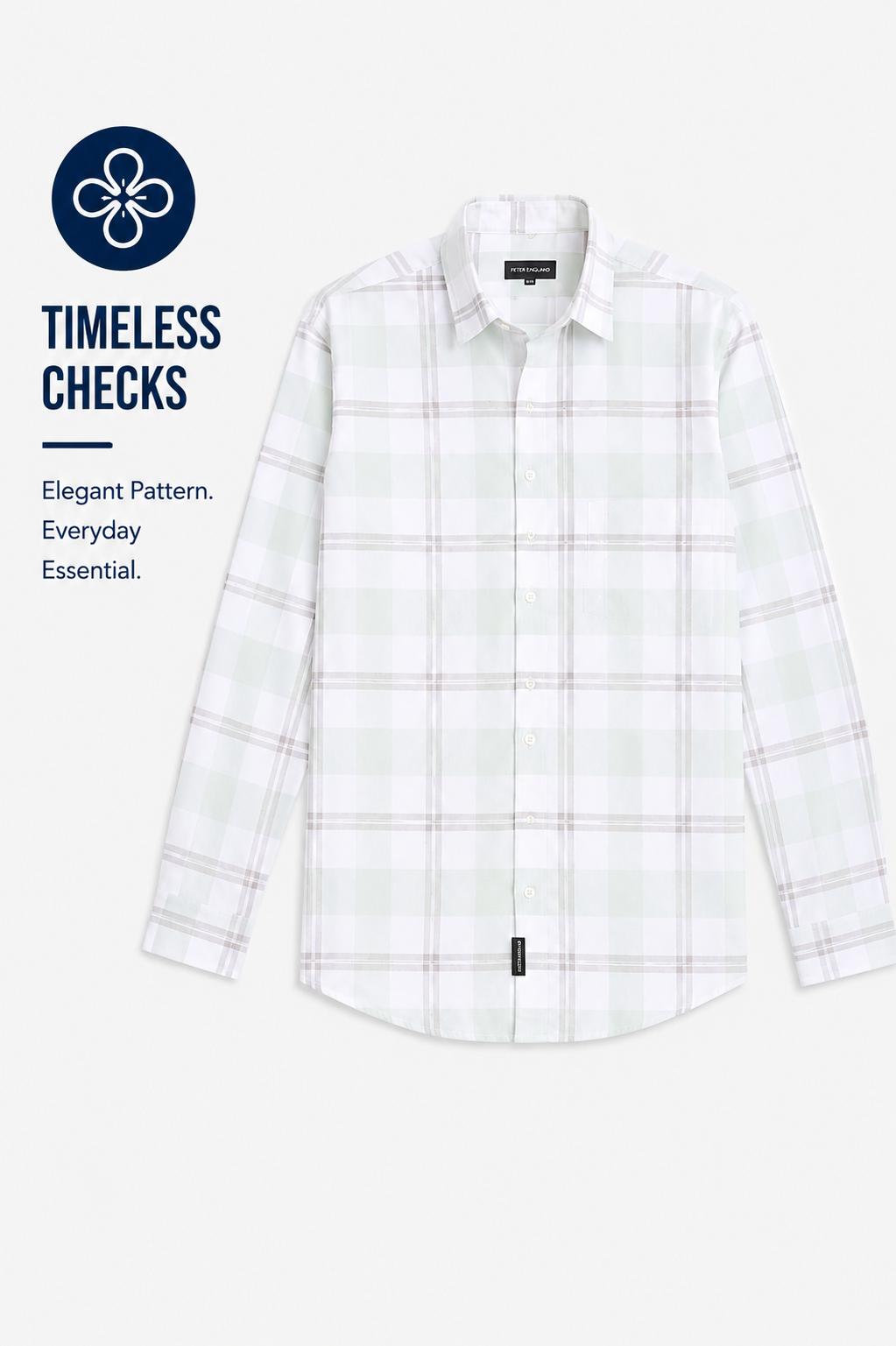 Twil Cotton Printed Chex Shirts - 339/3