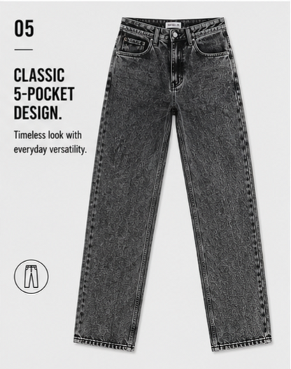 Classic MOM Fit Jeans - Comfort With Style - 383/4