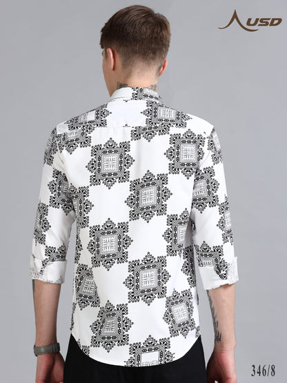 346/8-IMP Printed Party wear shirts