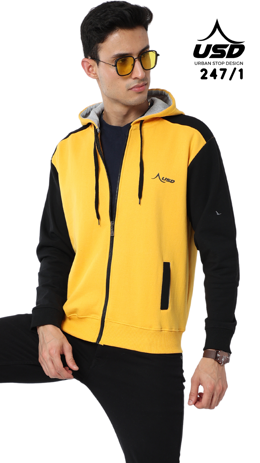 247/1-Zipper Hoodies - Pull over